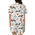 thumbnail image 3 of Kdxio Halloween Dachshund Print Pajamas Sets for Women Short-Sleeved Pjs with Lounge Shorts Two Piece Sleepwear S-4XL, 3 of 9