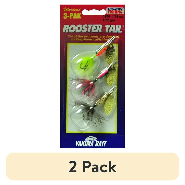 Rooster Tail Spinner Lures 1/16 Oz 6 Pack photo 1