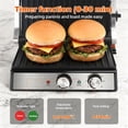 thumbnail image 2 of Prensa para Panini KEINVE 1600W Parrilla Antiadherente para 4 Rebanadas, 2 of 6