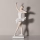 thumbnail image 2 of Estatuil de resina de 10x23,5 cm elegante moderno bairín de Ballet ornamentos hogar Oficina sa de estante de escritorio decoración UN Colco Estatua de niña bailarina, 2 of 3
