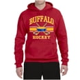 thumbnail image 2 of Wild Bobby City of Buffalo Hockey Fantasy Fan Sports Unisex Hoodie Sweatshirt, Red, XX-Large, 2 of 5