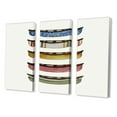 thumbnail image 1 of Designart - Cinq Canoës - Maison du Lac Art Mural Premium sur Toile, 1 of 1