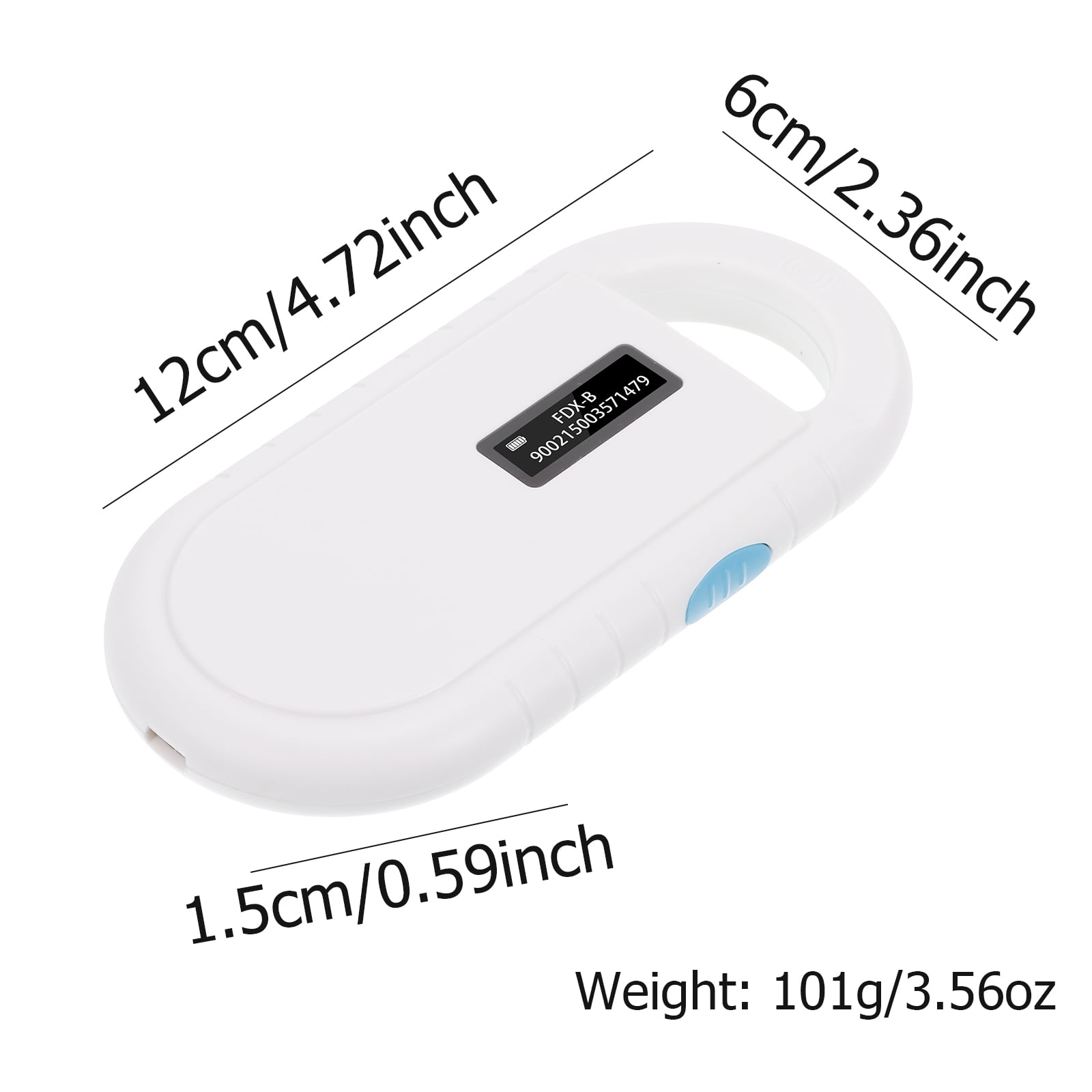 RFID Pet Reader Handheld Pet Chip Scanner Portable Animal ID Scanner with Low Battery Reminder Support ISO11784/5 FDX-B ID64 for Pet Animal Outdoor | Walmart Canada RFID Pet Reader Handheld Pet Chip Scanner Portable Animal ID Scanner with Low Battery Reminder Support ISO11784/5 FDX-B ID64 for Pet Animal Outdoor | Walmart Canada