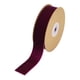 thumbnail image 3 of Cinta de terciopelo de una sola cara, rollo de cinta decorativa de moda para bricolaje para envolver regalos, proyectos de decoración y manualidades Púrpura rojo, 3 of 8