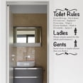 thumbnail image 7 of Discount! Fdelink Stickers English Bathroom Removable English Stickers Removable Bathroom Wall Stickers, 7 of 7
