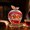Red, variant on Christmas Village Acrylic Tabletop Ornament, Snowy Cabin Scene with Tree Snowman, 2D Acrylic Stand Decor for Home Holiday Gift