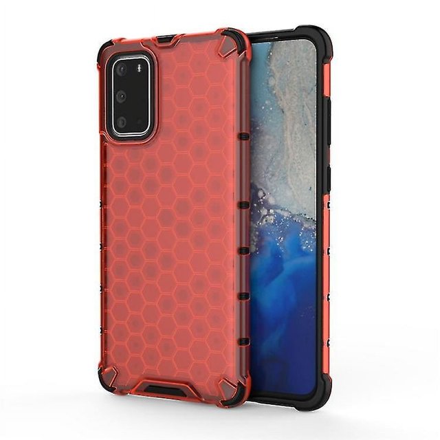 Funda protectora de PC y TPU a prueba de golpes para Galaxy S20+ (negro)