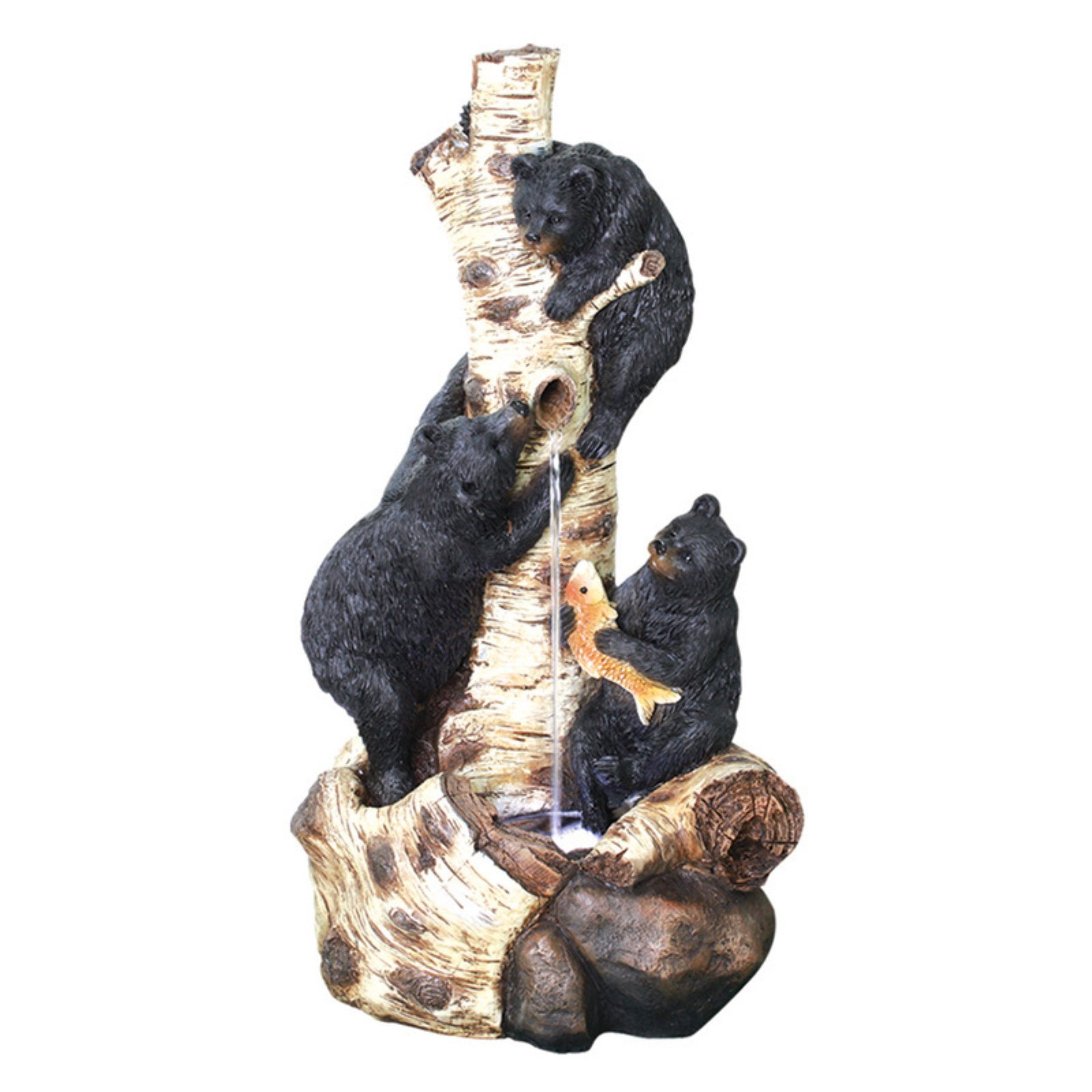 BEARS AROUND THE BIRCH TREE FOUNTAIN