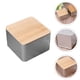 thumbnail image 5 of ColoMX Caja de almacenamiento de hojalata de 1pc con caja de almacenamiento de tapa de bambú Organice la caja de almacenamiento, 5 of 7