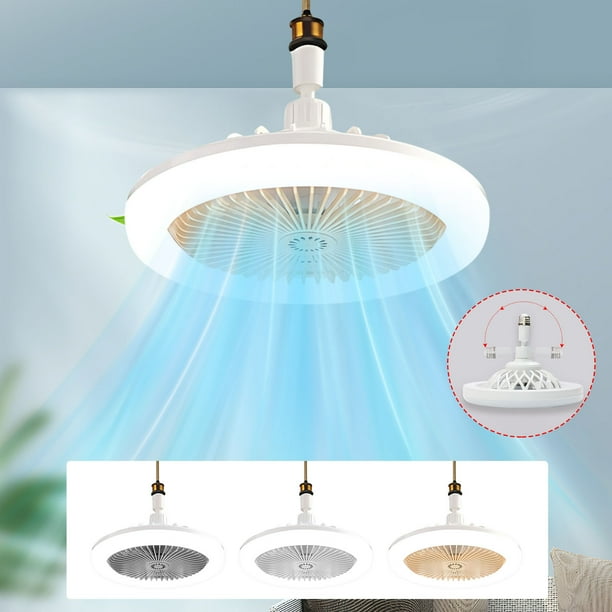 Fiudx Ventilador de Techo con Luz, Control Remoto de 30 W, Luz Led Regulable de Bajo Consumo, Funcionamiento Silencioso, Ideal para Dormitorios, Ideal para Espacios Pequeños, Fácil Instalación.