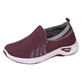 thumbnail image 2 of Willtoo Womens Orthopedic Shoes Tennis Shoes Wide Non Slip Slip on Business Casual Shoes Knitted Mesh Stretch Comfort 2026 Orthopedic Shoes, 2 of 4
