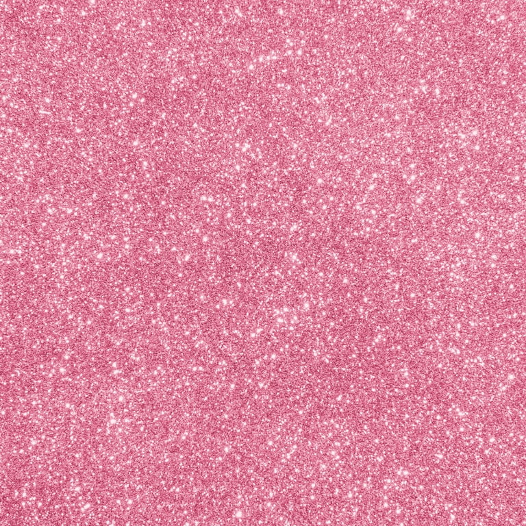 Glitter Permanent Vinyl Pink,Sparkle Holographic Glitter Adhesive  Vinyl,12x5FT Pink Shimmer Vinyl Permanent Adhesive Vinyl Roll For Graphics