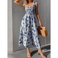 thumbnail image 3 of Vestido MakeMechic Summer Floral Azul/Blanco para mujer, 3 of 6