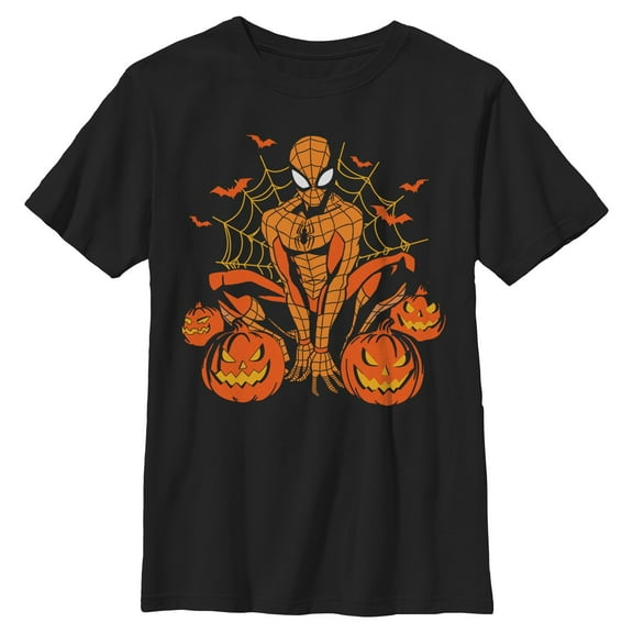 Boys Marvel: Spider-Man Jack-O-Lantern Spideyween T Shirt