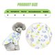 thumbnail image 2 of Ropa para cachorros, camisa de solapa con estampado de piña, camiseta polo de verano, ropa para mascotas, ropa para perros (verde), 2 of 5