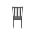thumbnail image 2 of Monarch Specialties Dining Chair, Set Of 2, Side, Upholstered, Kitchen, Dining Room, Grey Fabric, Grey Wood Frame, Transitional, 2 of 9
