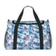 thumbnail image 1 of Balery Icy Blue Snowflakes Bolsa de Gimnasio para Mujeres, Bolsa de Viaje con Bolsillo Húmedo, Bolsa de Fin de Semana para Mujeres, Bolsa de Viaje Resistente al Agua, 1 of 7