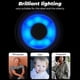 thumbnail image 3 of Wireless Doorbell, USB Powered IP55 Waterproof Doorbell with Night Light, 5 Level Volume, 58 Door Bell Chime & Colorful LED FlashBlack, 3 of 4