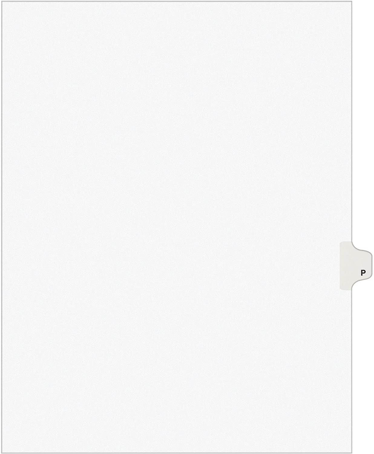 Premium Individual Tab Titles 16 Side Tabs Pack of 25 Letter Size Avery Legal Dividers 01016 