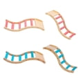 thumbnail image 6 of ZPAQI Bird Ladder Perch Natural Wood Stand Playground for Parakeet Small Parrot, 6 of 9