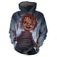 thumbnail image 3 of Sudadera con capucha con estampado 3D de terror de Chucky para hombre y mujer, sudaderas de gran tamaño a la moda, jerséis para niños, chándal masculino, ropa para hombre, 3 of 5