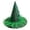 Light Green1, variant on Witch Hat For Women Halloween Party Gothic Mesh Pumpkin Bat Print Accessory Cowboy Hat For Festival Celebration Light Green2 One Size
