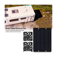 thumbnail image 5 of 12V Solar Exhausts Fan 6 Inch Ventilator Solar Panel Powered Fan Air Extractor for Dog Chicken House RV Greenhouse Fan, 5 of 6