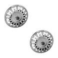 thumbnail image 1 of Oleegame 2PC Sink Drain Filter Cover Strainer Plug Kitchen Sink Filter Waste Stainless Basket Stopper Steel Kitchen，Dining & Bar, 1 of 9