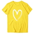 thumbnail image 4 of Hurxie Womens Summer Tops Trendy Ruched Cap Short Sleeve Tshirts Shirts Crew Neck T Shirts Fashion Yellow L, 4 of 6