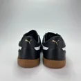 thumbnail image 4 of PU & MA Club 5v5 Black Leather Gum Sole Athletic Lifestyle Shoes Men's Size 12, 4 of 6