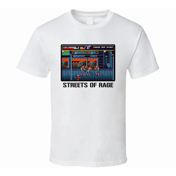 Streets Of Rage Video Game Classic Retro Fan T Shirt