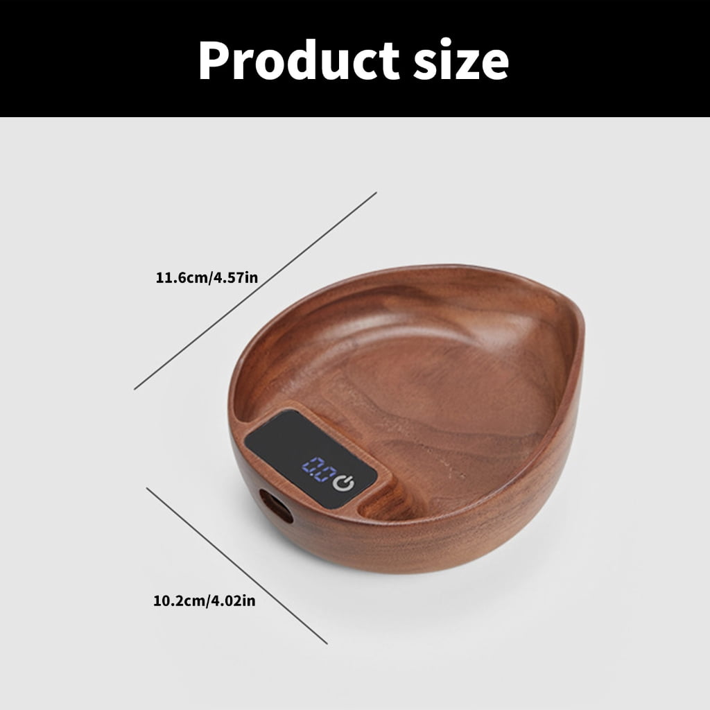 WINDLAND Multifunctional Digital Kitchen Scale Food Scale Coffee Scale Rechargeable Coffee Weighing Tray for Coffee Enthusiasts