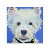 Trademark Fine Art "Amos" Canvas Art by Pat Saunders-White