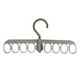 thumbnail image 2 of Wosthever Colgador de ropa de plástico giratorio de 360 ​​grados, gancho de secado de vestidos, bolsillo de viaje portátil, estante organizador de Almacenamiento y organización del hogar Gris Wosthever HA065375-02B, 2 of 6