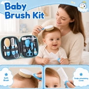 Lictin Baby Grooming and Healthcare Kit, 15PCS Newborn Nursery Safety Set with Thermometer Nail Clipper Brush Comb, Baby Care Kit for Infant Toddlers Baby Boys Girls
