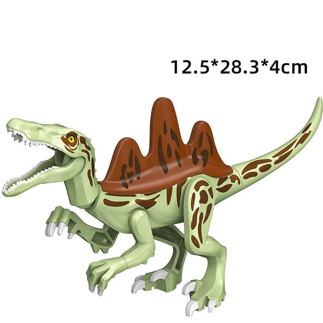 Dinosaur World Building Blocks Set, Large Dinosaur Figures T-Rex Velociraptor Triceratops, DIY Assembled Educational Construction Toy, STEM Learning Building Kit Gift for Kids Boys Girls