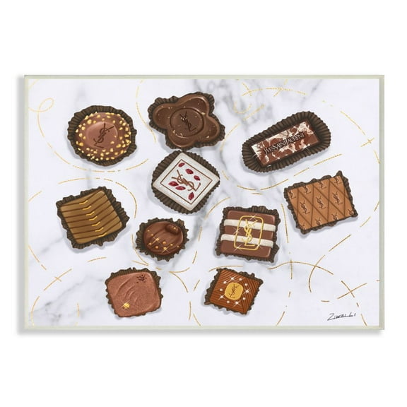 Stupell Industries Fashion Brand Candys Glam Food Painting Wall Plaque by Ziwei Li