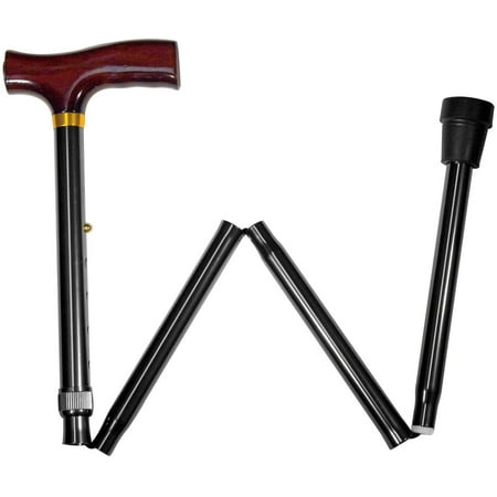 Adjustable Folding Cane, Black [A773-00] 1 ea