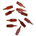 thumbnail image 4 of 10pcs Mini Joyería Acrílica Botella de Cerveza Salvador Colgante de Acetato Marrón, 4 of 10