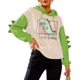 thumbnail image 1 of Sudadera Capucha Impresión Dinosaurio Lindo Versión Coreana, 1 of 8