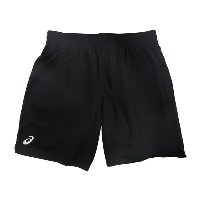 ASICS Mens Circuit 2 Athletic Workout Shorts, Black, X-Small