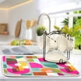 thumbnail image 5 of Yayeee Dish Drying Mat for Kitchen Counter 16"x18" Microfiber Absorbent Pad, Abstract Geometric Pattern, 5 of 7