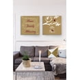 thumbnail image 5 of MuralMax Home Family Blessing Inspirational Bible Verse - Canvas Lovebird Tree Wall Decor - Memorable Gifts For Mom, Dad, Grandma & Grandpa Parties - Color Gold Set of 2 - Size-16X16, 5 of 6