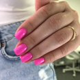 thumbnail image 1 of 48 Pcs Hot Pink Press on Nails Short Square. Solid Fake Nails Square,Glossy False Nails Reusable Glue on Nails Short Nails Press ons Simple Style Stick on Nails for Daily Wear, 1 of 5