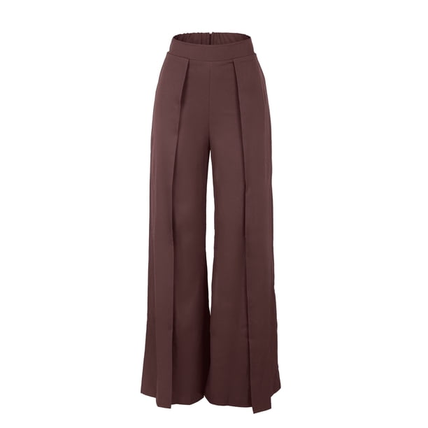 Pantalones anchos y casuales con programa independiente para mujer
