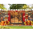 thumbnail image 5 of Fall Garage Door Decorations, Thanksgiving Sunflowers Pumpkin Covered with Falling Leaves Garage Door Cover Hanging Backdrop Mural Garage Door Banner for Holiday Party Outdoor Indoor, 5 of 6
