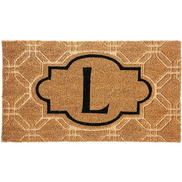 Evergreen Floor Mat Coir mat insert, Emboss, L, 28'' x 16'' inches
