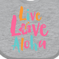 thumbnail image 4 of Inktastic Live Love Aloha Boys or Girls Baby Bib, 4 of 4