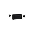 thumbnail image 2 of Meridian Furniture Fluted Black Oak Veneer Dresser, 2 of 13
