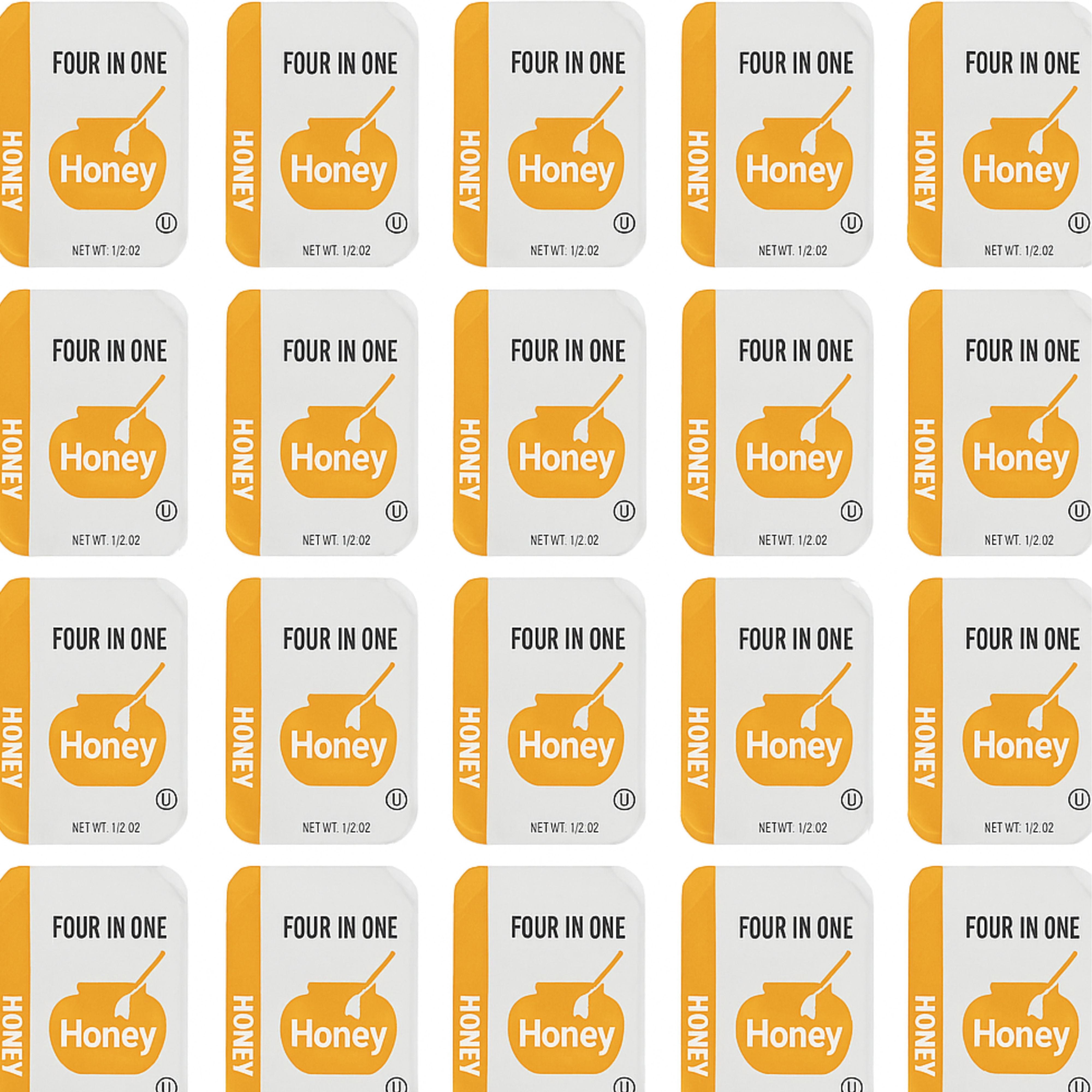 Heinz Honey Portion Packets 0.31oz (9g) Each, Pure Grade A Single